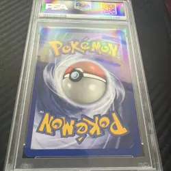 2000 POKEMON PROMO BLACK STAR GAME BOY #10 MEOWTH-HOLO PSA 7 - Image 3