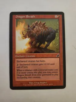 Dragon Breath MTG Magic 86/143. Illus Greg Staples. - Image 1