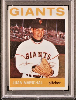 1964 Topps MLB Baseball #280 Juan Marichal HOF ACE Pitcher #27 SF Giants PSA 2.5 - Image 3