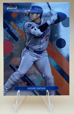 2025 Topps Finest | #16 Shohei Ohtani Common - Dodgers - Image 1