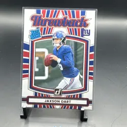 Jaxon Dart RATED ROOKIE #41 Throwback - 2025 Donruss Football - Image 1