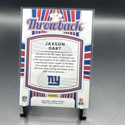 Jaxon Dart RATED ROOKIE #41 Throwback - 2025 Donruss Football - Image 2