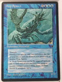 Deep Spawn - Fallen Empires - Magic the Gathering MTG Nice! - Image 1