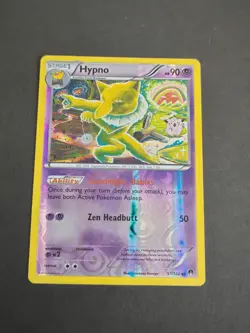 Pokemon TCG Hypno 51/122 Reverse Holo XY Breakpoint Set NM-EX - Image 1