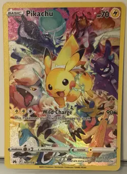Pikachu 160/159 Crown Zenith Secret Rare Pokemon TCG Holo NM - Image 1