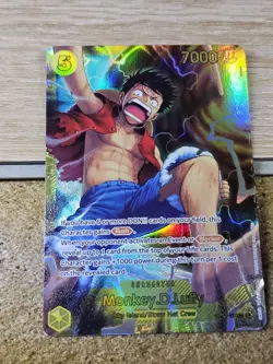 Monkey D. Luffy OP15-119 SEC One Piece Card Game Adventure on KAMI’s Island - Image 1