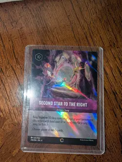 Disney Lorcana Second Star to the Right (Enchanted) Holo Ursula's Return 210/204 - Image 2