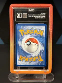 2025 POKEMON SVP EN-SV BLACK STAR PROMO #174 EEVEE EX GEM MINT TAG 10 - Image 2