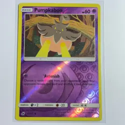 Pumpkaboo 44/111 Common Reverse Holo Card SM - Crimson Invasion Pokemon TCG LP - Image 1