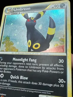 Umbreon 22/95 - 2011 Pokemon TCG Call of Legends Holo Rare Card SWIRL - LP - Image 3