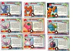 Pokemon Vintage 1998 Topps TV Animation Edition Mixed 18 Card Lot - Image 2