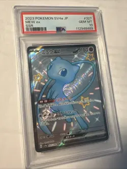 2023 Pokemon SV4a JP #347 Mew EX Special Art Rare Pokemon Card PSA 10 - Image 3