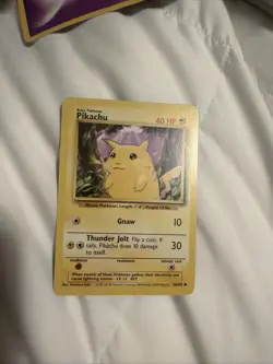 Pokemon TCG Pikachu Base Set Regular Card 58/102 - Image 1