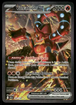 Pokemon Cards Volcanion ex 182/159 Journey Together Special Illustration Rare NM - Image 1