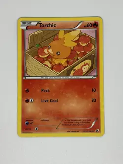 Torchic RC5/RC25 Legendary Treasures: Radiant Collection Holo Pokemon TCG Card - Image 1