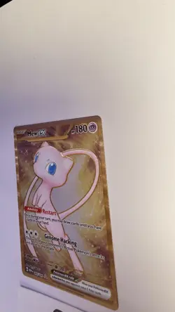 Mew ex SV 151 UPC Metal Card Promo 205/165 - NM - Image 3