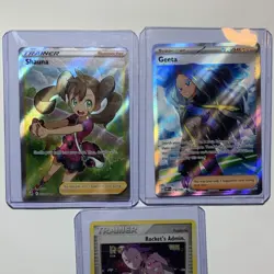 Pokemon Trainer Supporter Full Art Holo Card Lot Schoolgirl Clive Ryme (6 Cards) - Image 3