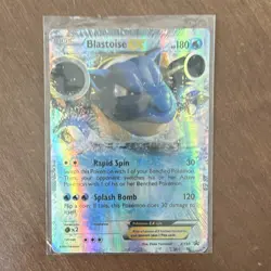 Blastoise EX XY30 Promo Holo 180 HP Basic EX English Pokemon TCG Card XY - Image 1
