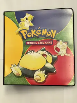 Pokemon Trading Card Game Vintage 3-Ring Card Binder/Folder - 1999 - Ultra-Pro - Image 1