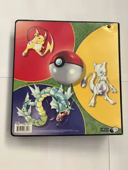 Pokemon Trading Card Game Vintage 3-Ring Card Binder/Folder - 1999 - Ultra-Pro - Image 2