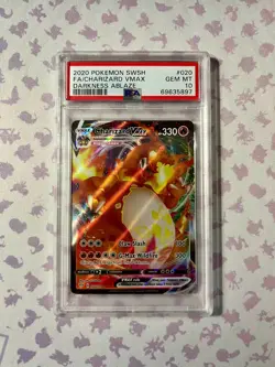 Pokemon Darkness Ablaze Charizard VMAX Full Art Ultra Rare Card 20/189 PSA 10 - Image 1
