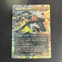 MTG Spider-Man 2099 0205 Borderless Rare FOIL - Image 1