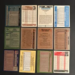 Rod Carew - Lot of 12 Baseball Cards (1980-1985) California Angels HOF - Image 2