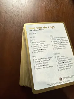 MTG World Championship Deck, 2001 , Tom van de Logt, Excellent! Complete! Unused - Image 4
