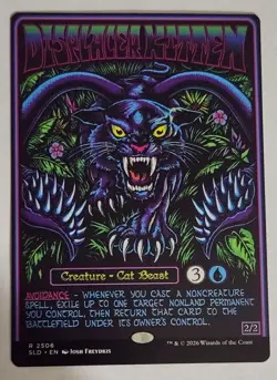 Displacer Kitten MTG SLD 2506 Rare NM UNPLAYED Secret Lair DnD Blue Blink Combo - Image 1