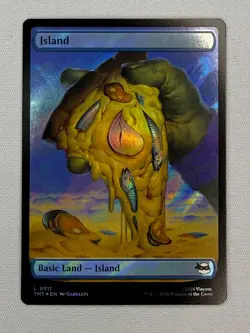 Island (0311) (Surge Foil) Teenage Mutant Ninja Turtles MTG - Image 1
