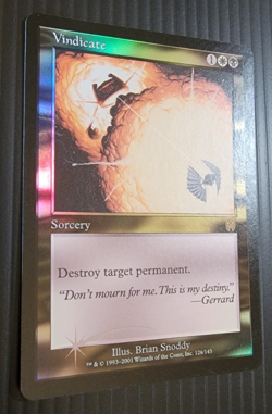 MTG Vindicate FOIL , Apocalypse 2001, Magic the Gathering, Rare - Image 3