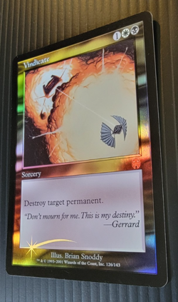 MTG Vindicate FOIL , Apocalypse 2001, Magic the Gathering, Rare - Image 4