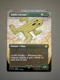 Jumbo Cactuar (Borderless) Final Fantasy Regular - Image 1