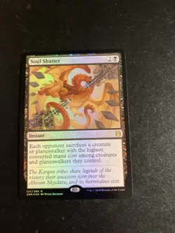MTG - NM - FOIL - Soul Shatter - Zendikar Rising - Image 1