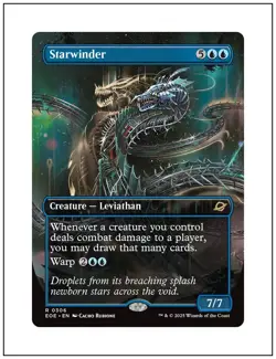 1x Starwinder, Borderless Art 0306, Magic MTG NM - Image 1