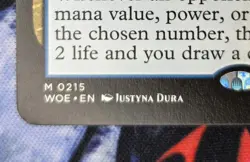 Talion, the Kindly Lord | Wilds of Eldraine WOE | M 0215 NM MTG - Image 2