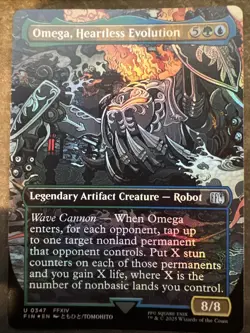 Omega, Heartless Evolution (Borderless) Final Fantasy Foil - Image 1
