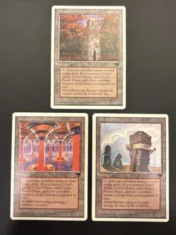 Urza's Mine Tower And Power Plant Set - Chronicles Magic:l Mtg LP - Image 1