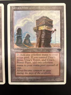 Urza's Mine Tower And Power Plant Set - Chronicles Magic:l Mtg LP - Image 4