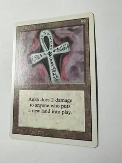 MTG Ankh of Mishra - Revised Edition (3ED) LP - Image 3