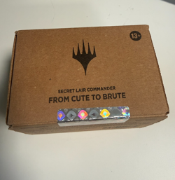 Magic: MTG Secret Lair Commander Deck From Cute To Brute Limited Edition Sealed - Image 1