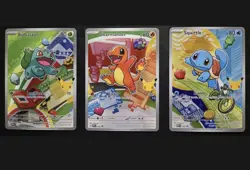 Pokemon TCG First Partner Illustration Collection Series 1 Gen 1 NM Kanto Set - Image 1