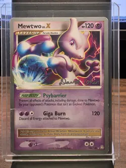 Mewtwo LV.X 144/146 World Championship Decks Rare 120 HP Autographed Pokemon TCG - Image 1