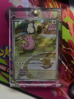 Pokemon Chansey Illustration Rare Holo 187/167 Sv06 Twilight Masquerade - Image 1