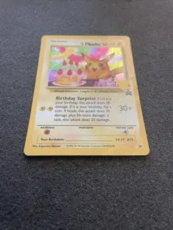 Birthday Pikachu Holo 24 Celebrations Classic Collection Pokemon 2021 NM - Image 4