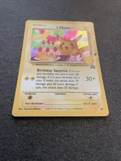 Birthday Pikachu Holo 24 Celebrations Classic Collection Pokemon 2021 NM - Image 5