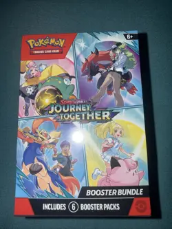 Pokemon TCG Journey Together Booster Bundle SEALED - 6 Booster Packs - Image 1