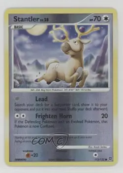 Stantler Reverse Foil Pokemon Diamond & Pearl Secret Wonders #113 2007 - Image 1