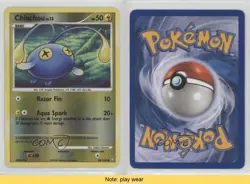 Chinchou Reverse Foil Pokemon Diamond & Pearl Legends Awakened #88 2008 READ u3f - Image 3