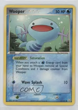 Wooper Pokemon EX Team Rocket Returns #81 2004 - Image 1